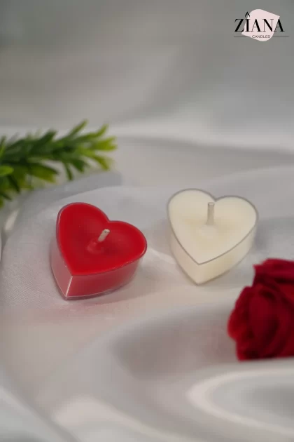 Heart Polycup T-Light Candle