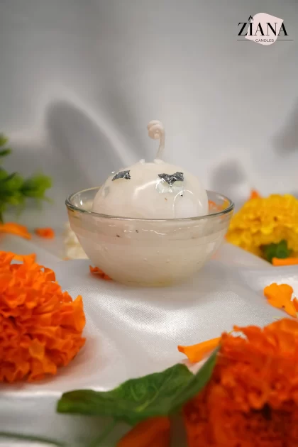 Rasgulla Candle